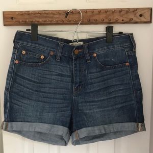 Madewell Cuffed Denim Shorts - Size 27